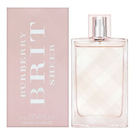 Burberry Brit Sheer Eau de Toilette Spray, 3.3 oz. 